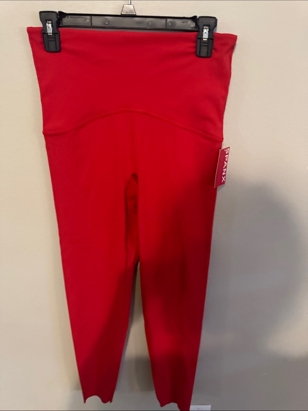 SPANX Girls High-Waist Bright Red Leggings
